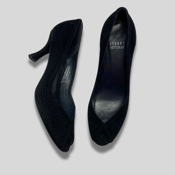 STUART WEITZMAN Peep-Toe Heels Size 6 - Picture 1 of 8